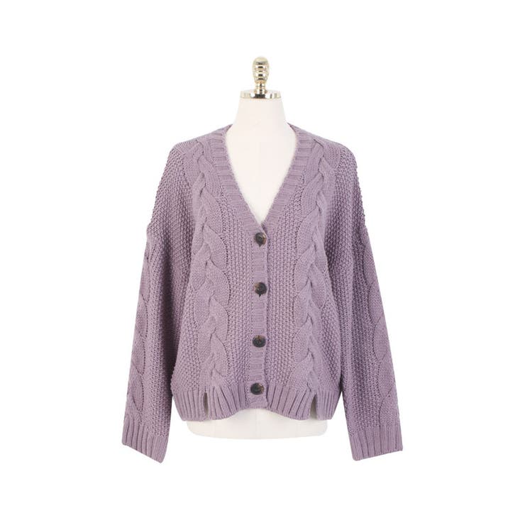 ケーブルニットカーディガン レディース カーディガン 品番 Kh Vivid Lady ビビッドレディー のレディース ファッション通販 Shoplist ショップリスト