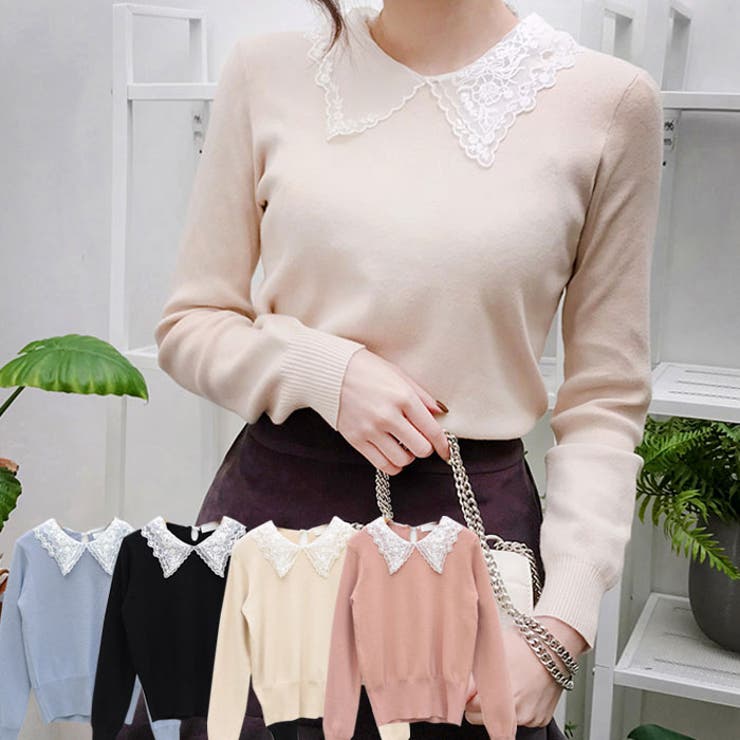 そう 色合い 力 レース 襟 付き ニット カッター ベーリング海峡 奇跡