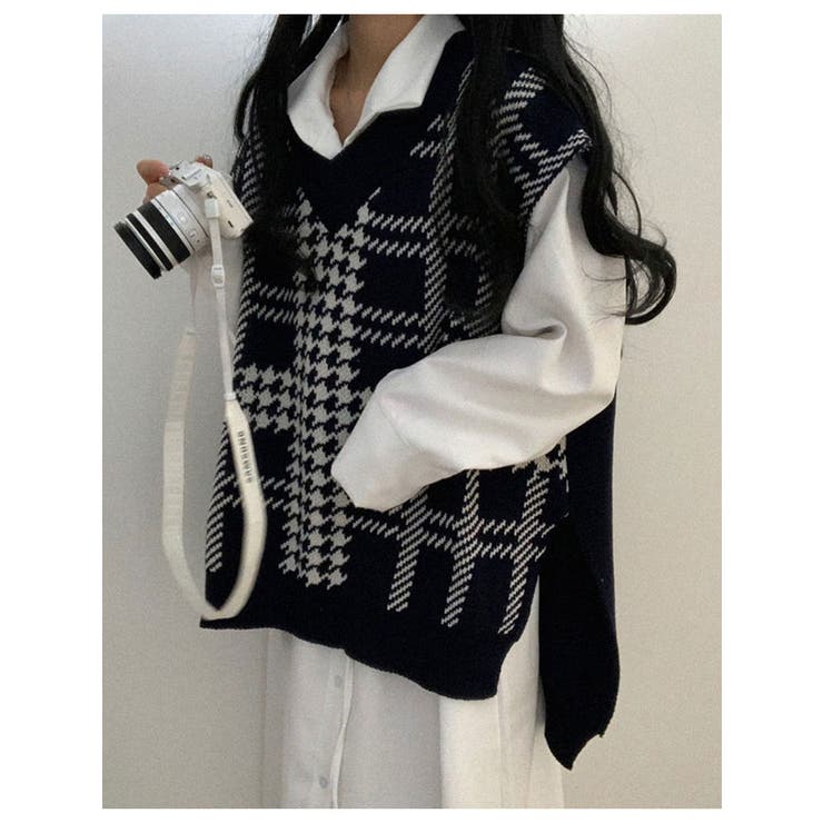 ニットベスト レディース ノースリーブニット | VIVID LADY | 詳細画像3 