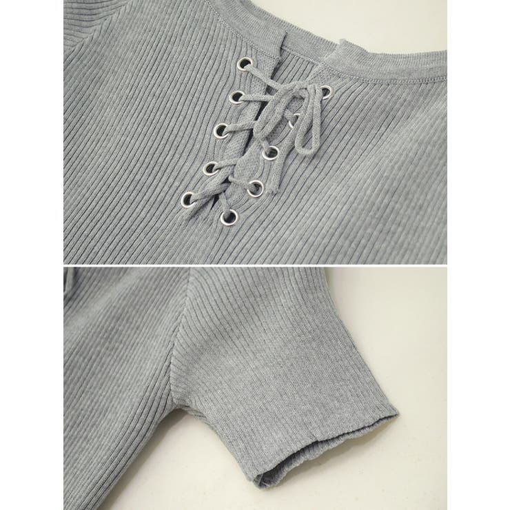 ニット レディース 半袖[品番：KH000010667]｜VIVID LADY（ビビッド