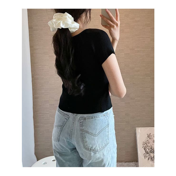 ニット レディース 半袖[品番：KH000010667]｜VIVID LADY（ビビッド