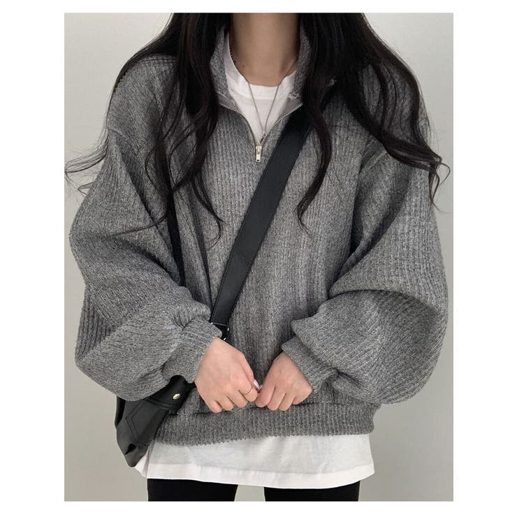 オーバーフィット長袖ニット レディース 長袖 | VIVID LADY | 詳細画像16 