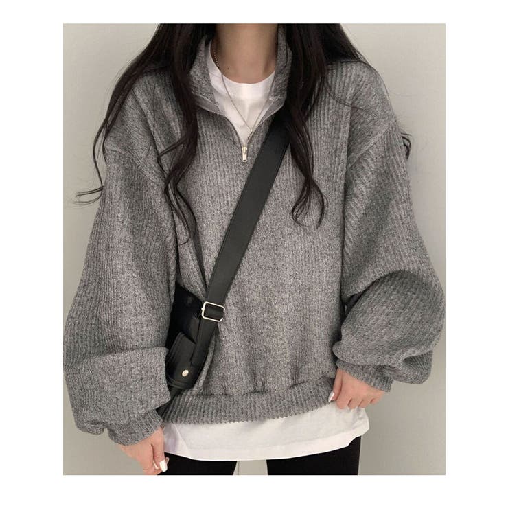 オーバーフィット長袖ニット レディース 長袖 | VIVID LADY | 詳細画像17 