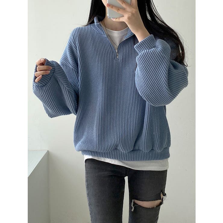 オーバーフィット長袖ニット レディース 長袖 | VIVID LADY | 詳細画像8 