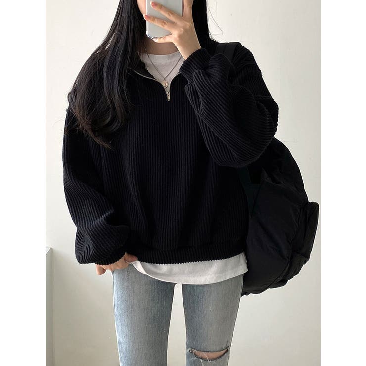 オーバーフィット長袖ニット レディース 長袖 | VIVID LADY | 詳細画像15 