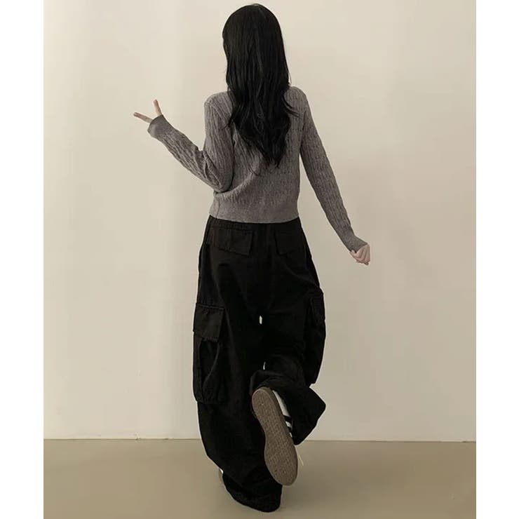 ケーブル編み ニットカーディガン | VIVID LADY | 詳細画像16 