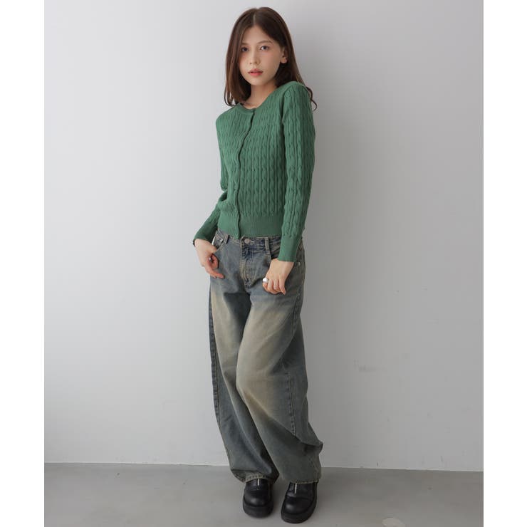 ケーブル編み ニットカーディガン | VIVID LADY | 詳細画像27 