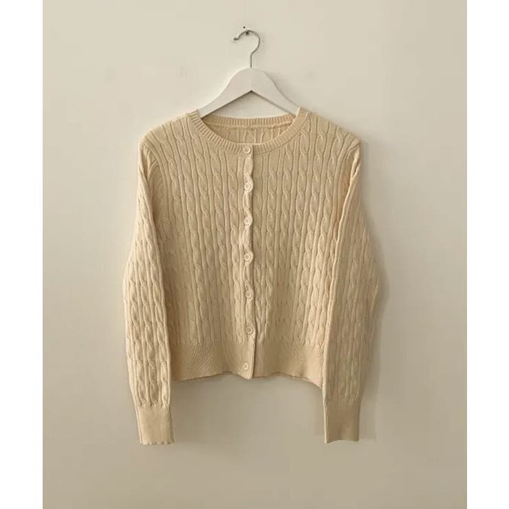 ケーブル編み ニットカーディガン | VIVID LADY | 詳細画像28 
