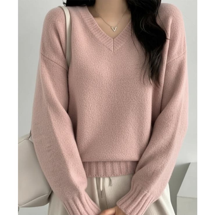 Vネック ルーズニットトップス | VIVID LADY | 詳細画像57 