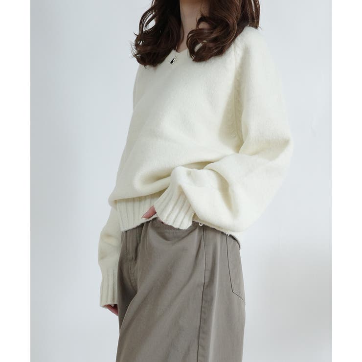 Vネック ルーズニットトップス | VIVID LADY | 詳細画像40 