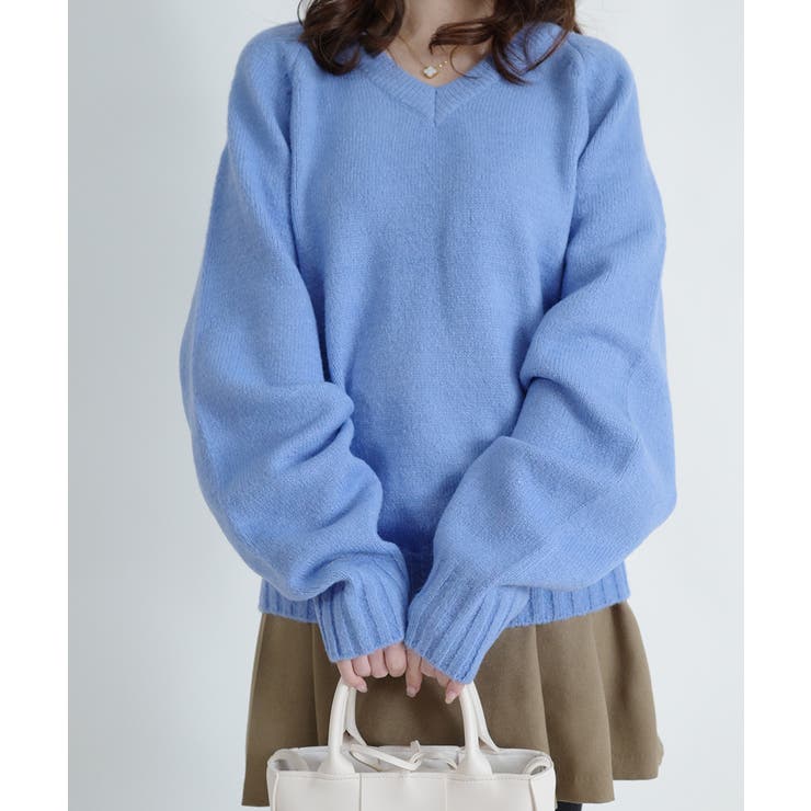 Vネック ルーズニットトップス | VIVID LADY | 詳細画像42 