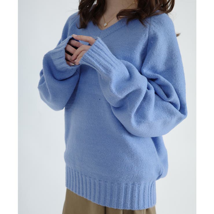 Vネック ルーズニットトップス | VIVID LADY | 詳細画像45 