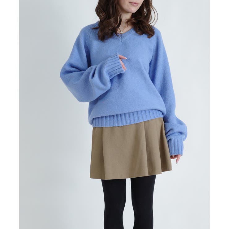 Vネック ルーズニットトップス | VIVID LADY | 詳細画像49 