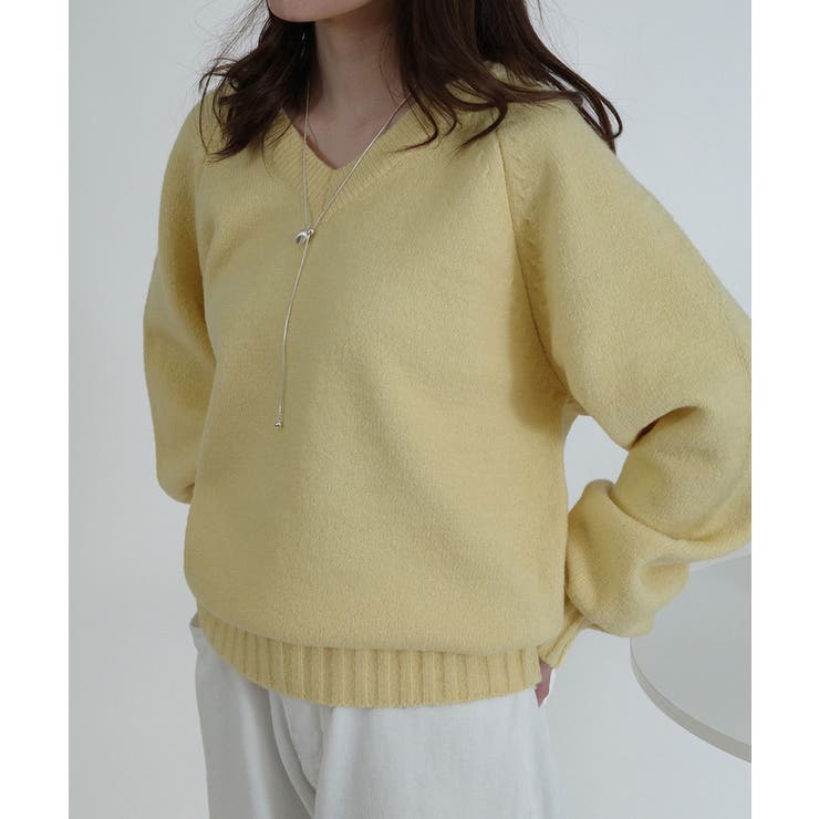 Vネック ルーズニットトップス | VIVID LADY | 詳細画像51 