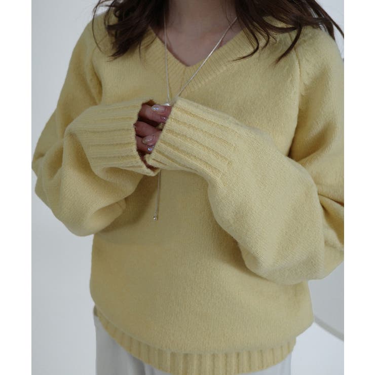 Vネック ルーズニットトップス | VIVID LADY | 詳細画像53 