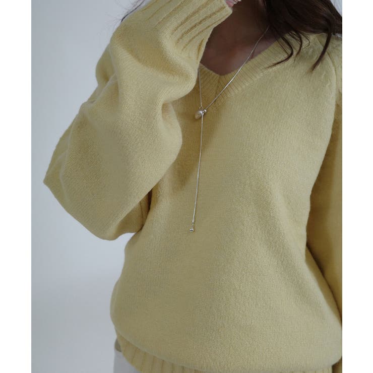 Vネック ルーズニットトップス | VIVID LADY | 詳細画像54 