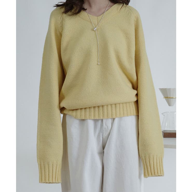 Vネック ルーズニットトップス | VIVID LADY | 詳細画像56 