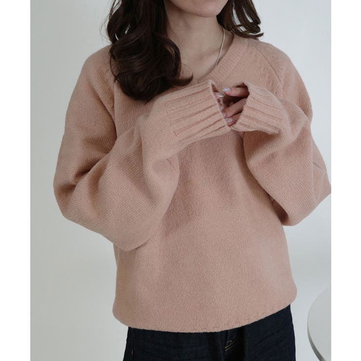 Vネック ルーズニットトップス | VIVID LADY | 詳細画像60 