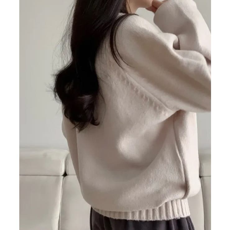 Vネック ルーズニットトップス | VIVID LADY | 詳細画像6