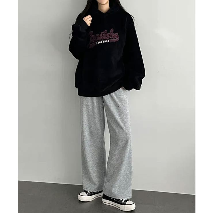 両面ボア フード付きオーバーサイズパーカー | VIVID LADY | 詳細画像20 