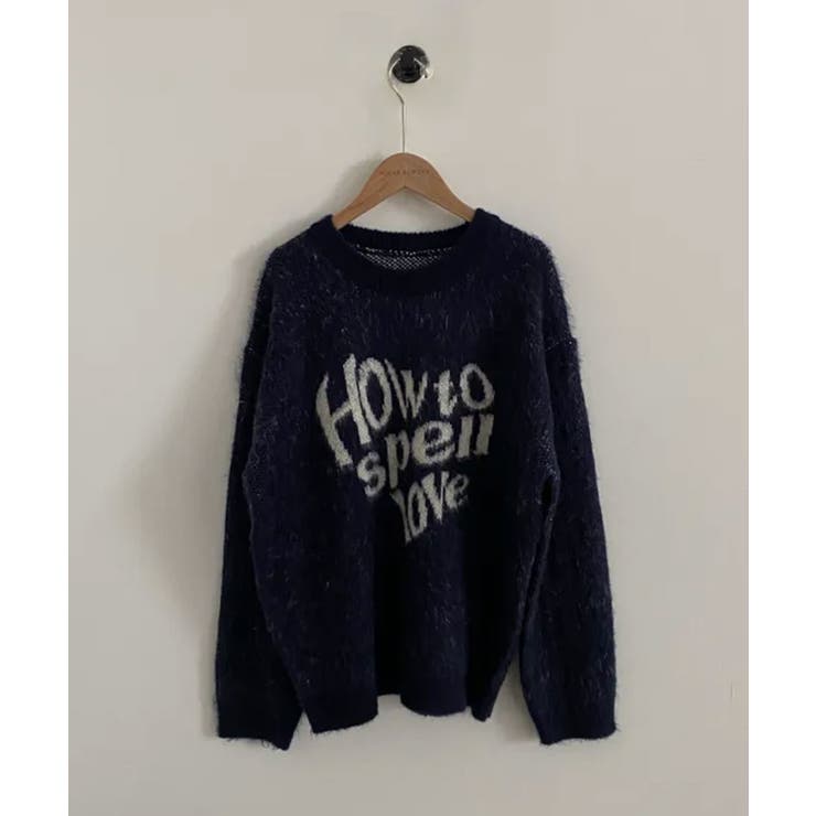 クルーネック カジュアルニットトップス | VIVID LADY | 詳細画像29 