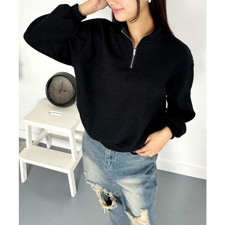 ボリューム袖アノラックリブニット レディース 春 | VIVID LADY | 詳細画像28 