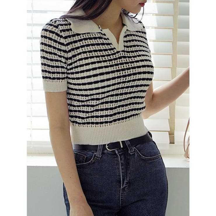 【新品タグ付き】Bakaya Crop Knit THE TOE 半袖ニット Baklava Crop Knit – THE TOÉ