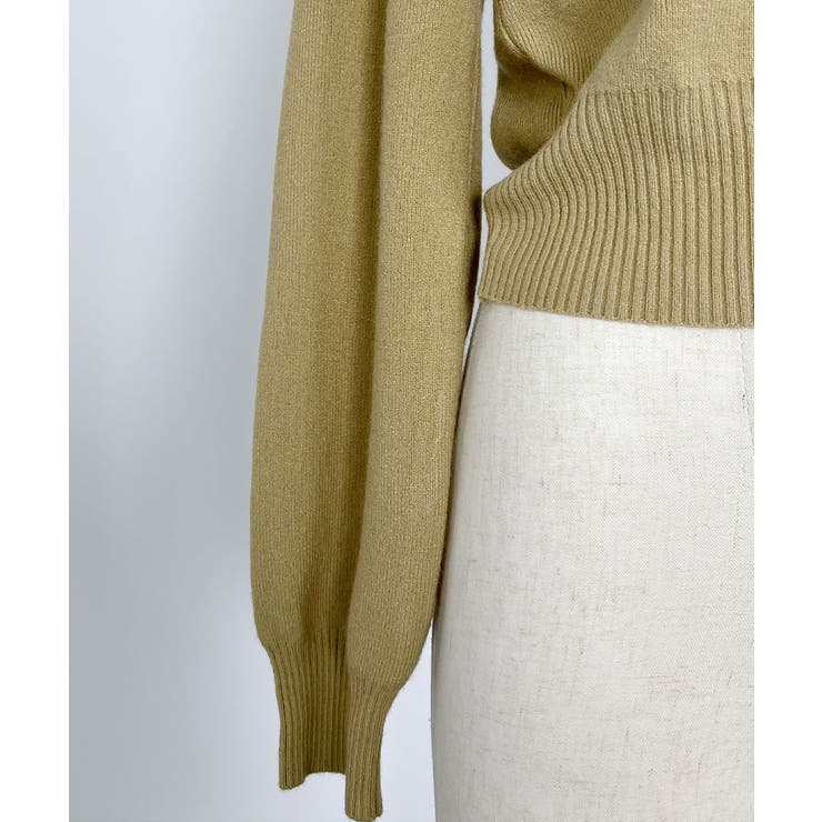 ニットセーター スクエアネック ショート丈 | VIVID LADY | 詳細画像6 