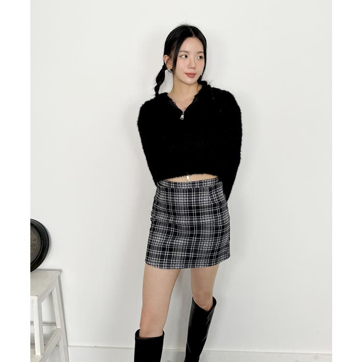 ニットカーディガン ジップアップ フード付き | VIVID LADY | 詳細画像31 