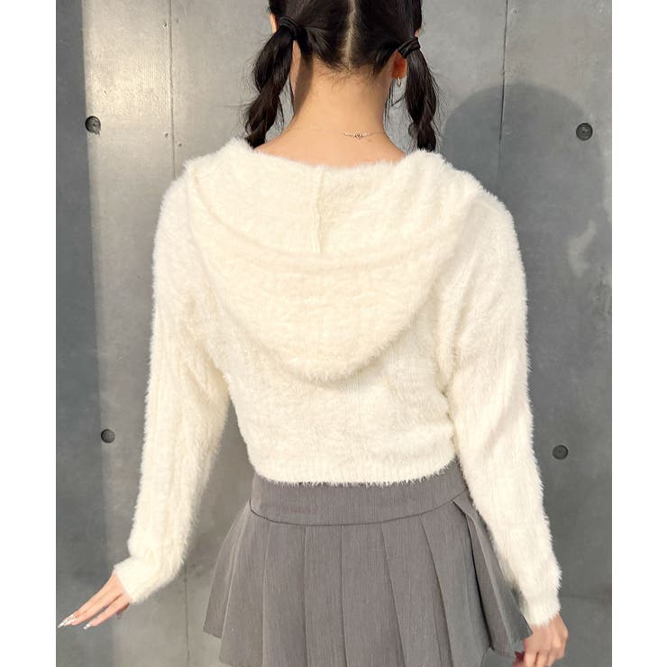 ニットカーディガン ジップアップ フード付き | VIVID LADY | 詳細画像43 