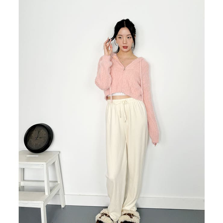 ニットカーディガン ジップアップ フード付き | VIVID LADY | 詳細画像53 