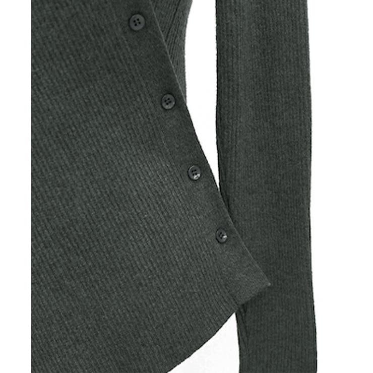 アシンメトリーラップデザイン リブニットトップス | VIVID LADY | 詳細画像22 