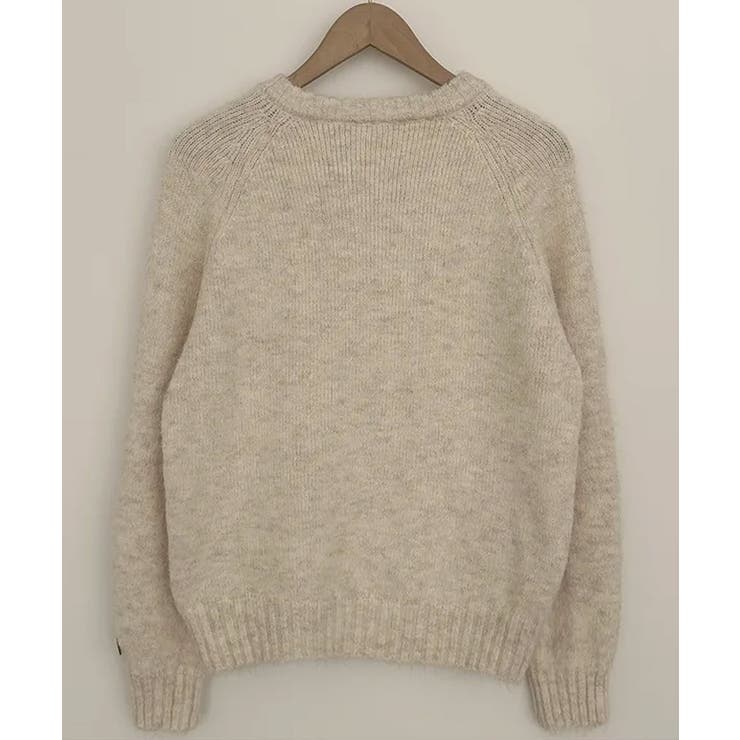 メランジカラー ヘンリーネック ニットプルオーバー | VIVID LADY | 詳細画像36 