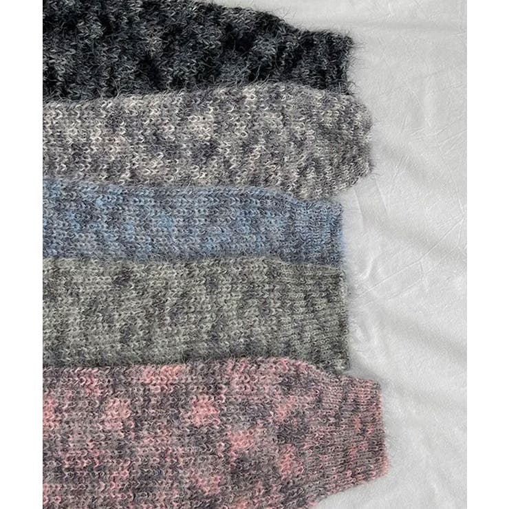 ミックスカラー ボートネックニット | VIVID LADY | 詳細画像29 