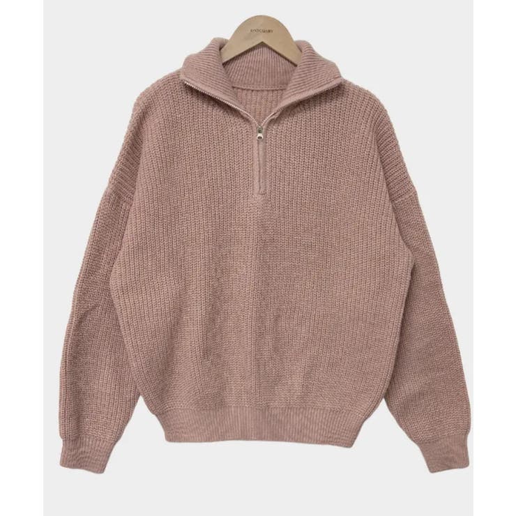 ハーフジップ ハイネックニット プルオーバー | VIVID LADY | 詳細画像32 