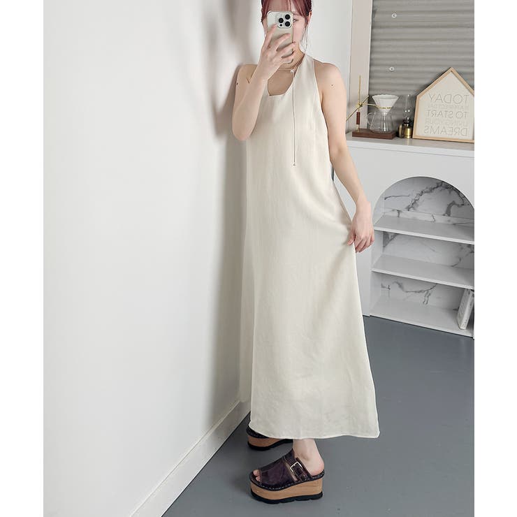 ツイスト ストラップ ロングワンピース | VIVID LADY | 詳細画像6 