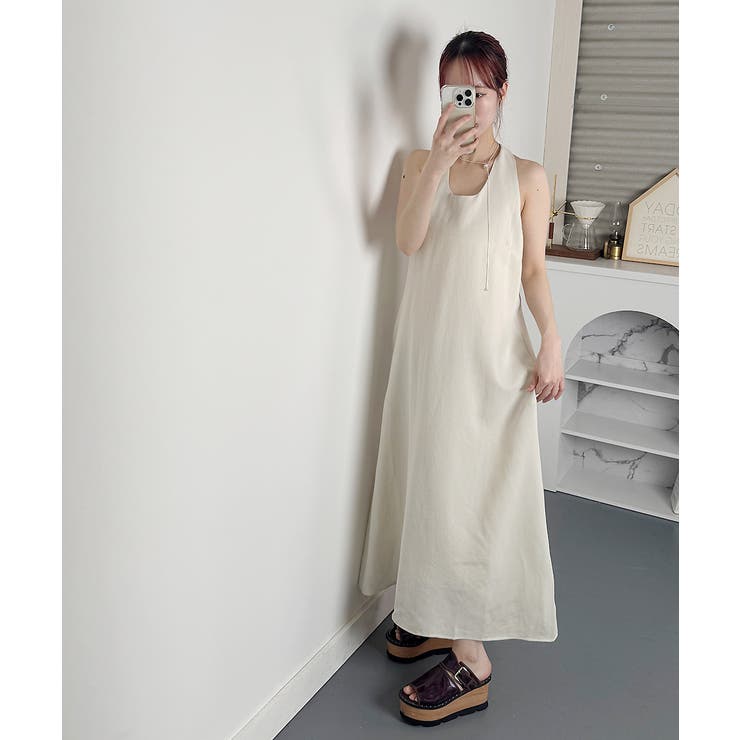 ツイスト ストラップ ロングワンピース | VIVID LADY | 詳細画像7 