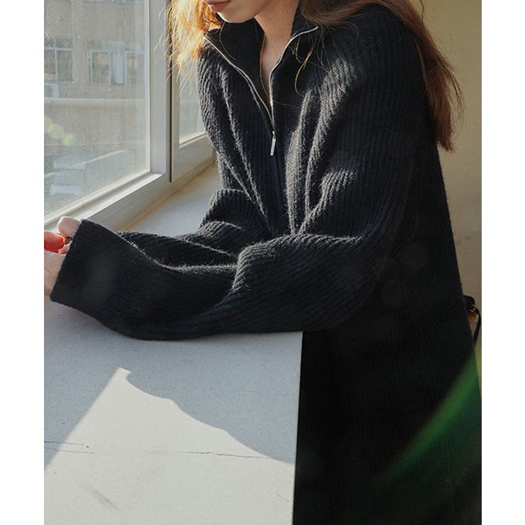 ロング　ワンピース ニットワンピース ロング 長袖[品番：KH000014437]｜VIVID LADY