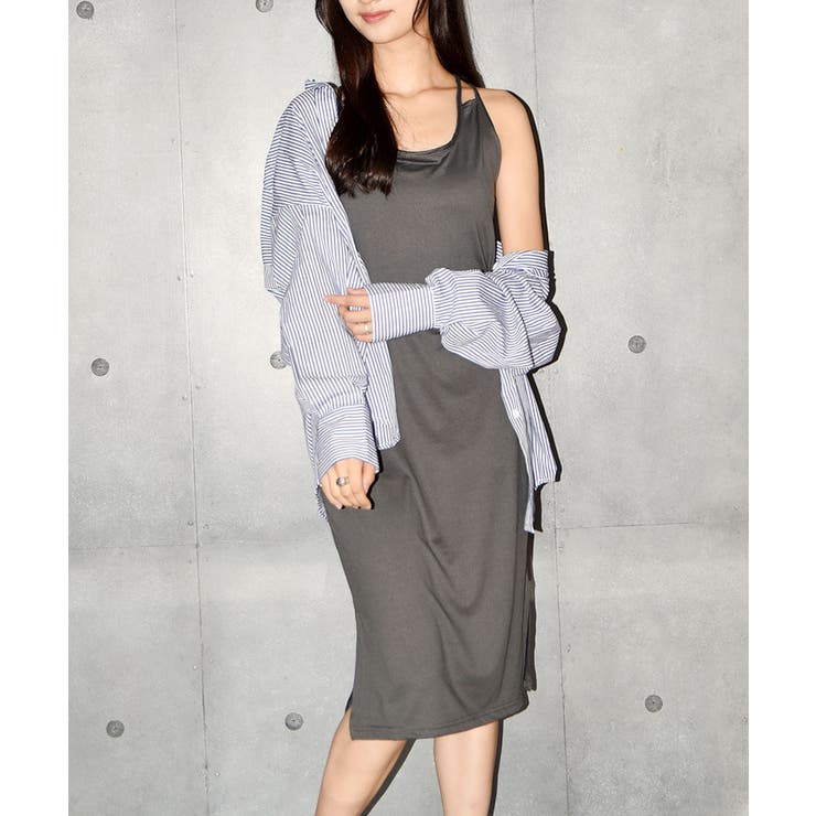 ノースリーブワンピース 夏ワンピース ノースリーブ[品番：KH000014864  