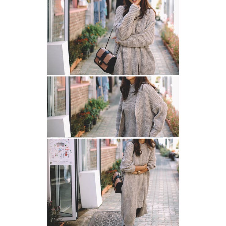 ニットロングワンピースセット ロング カーディガン 品番 Kh Vivid Lady ビビッドレディー のレディースファッション通販 Shoplist ショップリスト