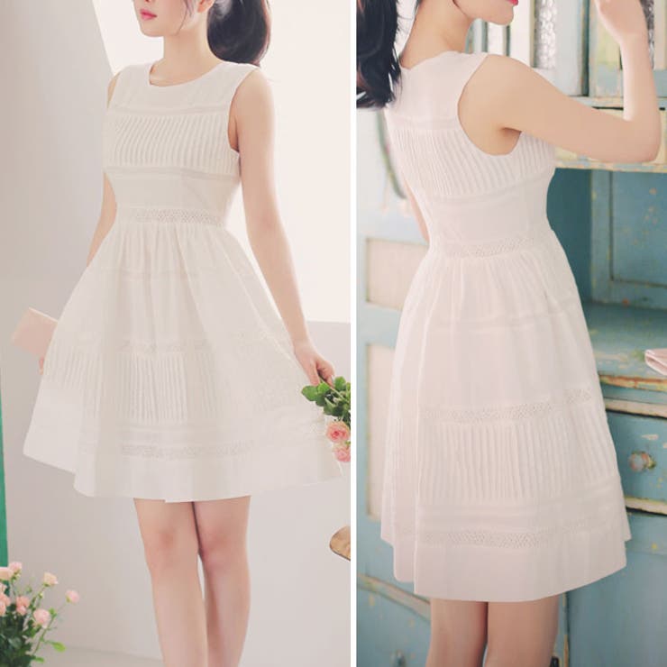 ロマンティックホワイトワンピース ワンピース 白 品番 Kh Vivid Lady ビビッドレディー のレディースファッション通販 Shoplist ショップリスト