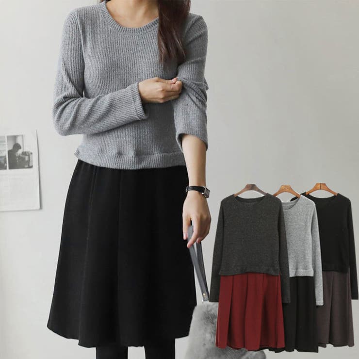 ワンピース ひざ丈 冬 品番 Kh Vivid Lady ビビッドレディー のレディースファッション通販 Shoplist ショップリスト