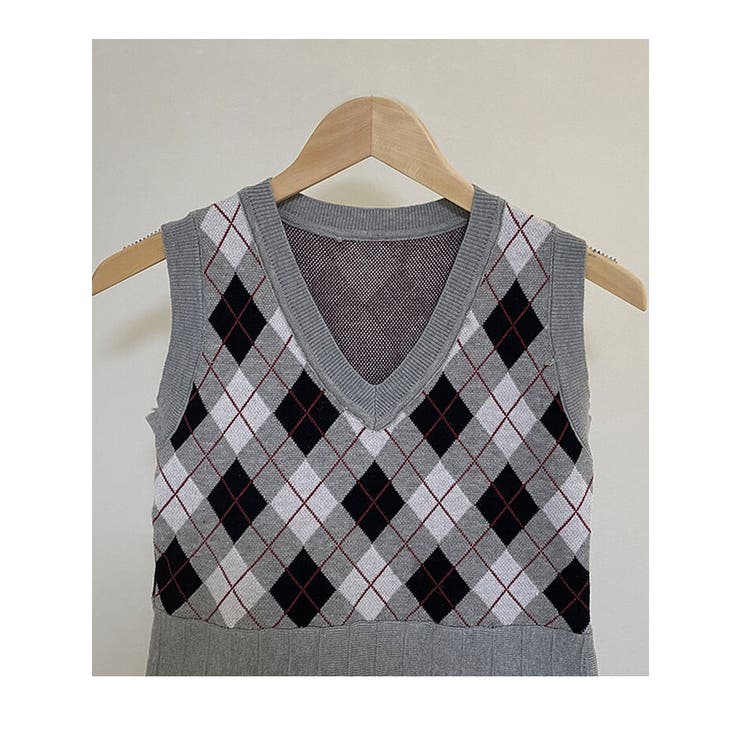 JUN&ROPE シルバー ノースリーブ ベスト　ワンピース JUN&ROPE シルバー ノースリーブ ベスト ワンピース JUN&ROPE