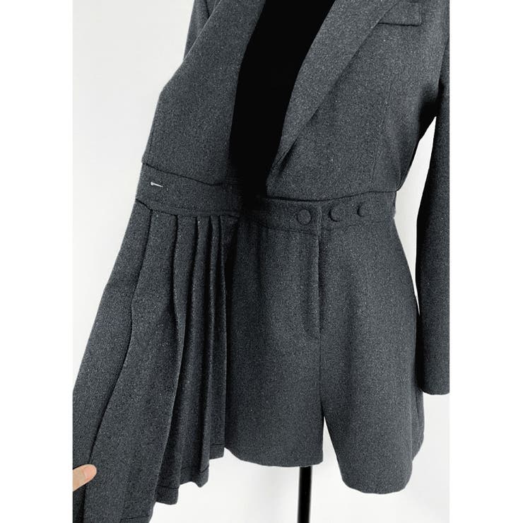 レディース ベアトップ ジャンプスーツ パーティー vi-1029 ALEXIA STAM サロペット オーバーオール Front Zip V Neck