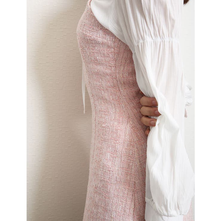 春ツイードビスチェワンピースショート丈 レディース 長袖 | VIVID LADY | 詳細画像31 