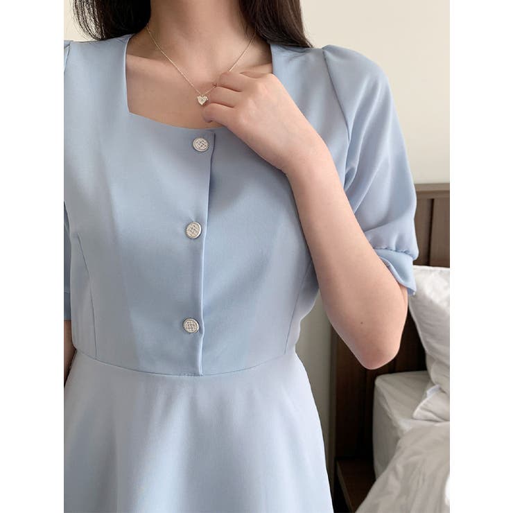 ボートネック半袖ワンピ 春ワンピ 3色 男ウケデート服】体のラインが綺麗に出るドレープネックタイト