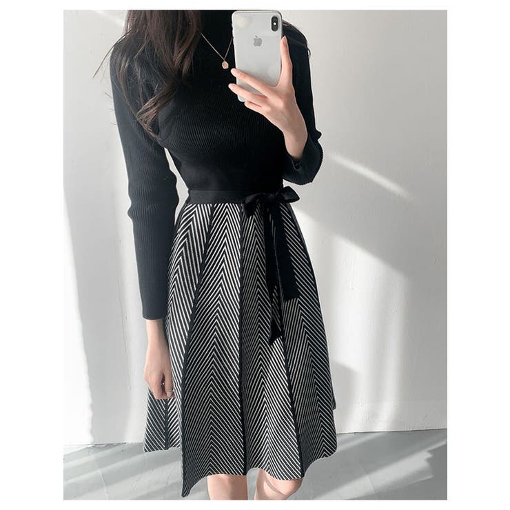 ニットワンピース レディース 長袖 品番 Kh Vivid Lady ビビッドレディー のレディースファッション通販 Shoplist ショップリスト