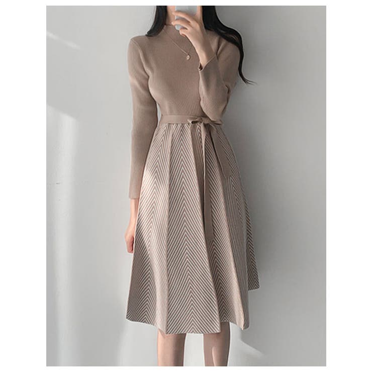 ニットワンピース レディース 長袖 品番 Kh Vivid Lady ビビッドレディー のレディースファッション通販 Shoplist ショップリスト