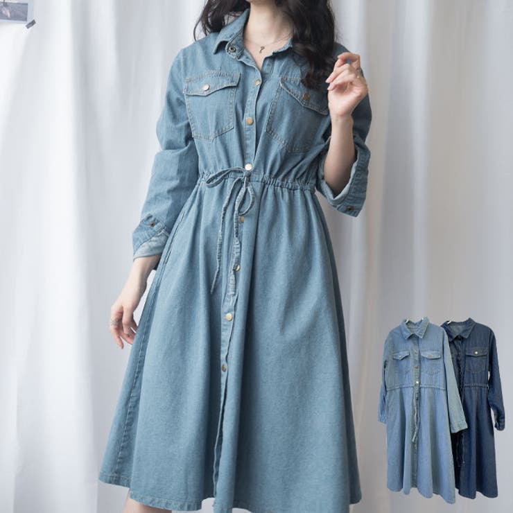 デニム ワンピース レディース 品番 Kh Vivid Lady ビビッドレディー のレディース ファッション通販 Shoplist ショップリスト
