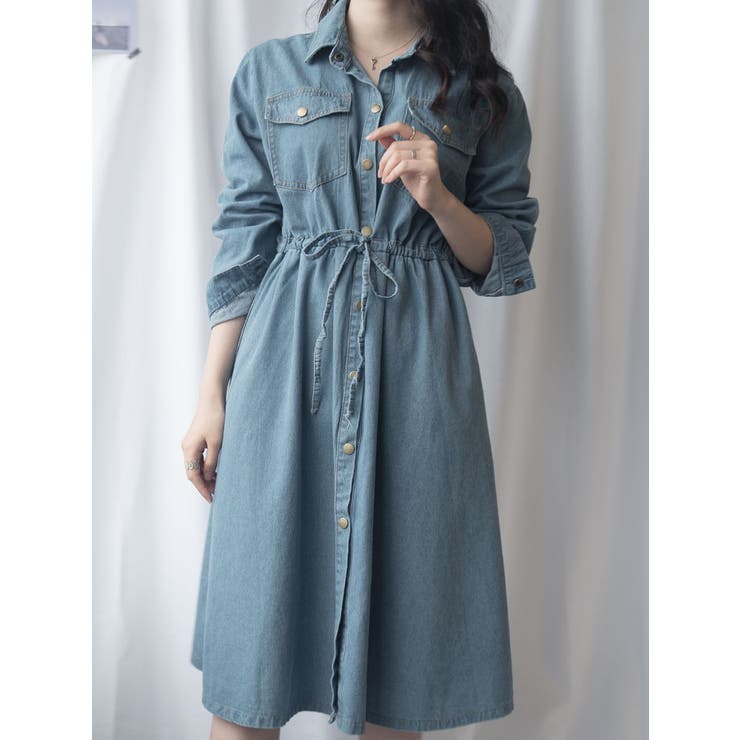 デニム ワンピース レディース 品番 Kh Vivid Lady ビビッドレディー のレディース ファッション通販 Shoplist ショップリスト